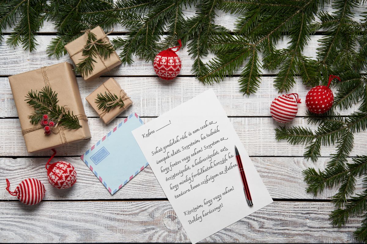 Írj személyre szóló levelet karácsonyra!